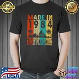 Made In 1983 Limited Edition 38 Years Of Being Awesome Premium T-Shirt