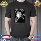Makima Chain Saw Man Anime Manga Harajuku Unisex T-Shirt