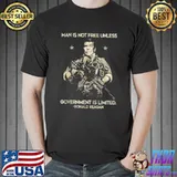 Man is not free unless government is limited ronald reagan Unisex