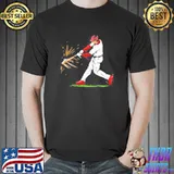 Man player baseball shirt