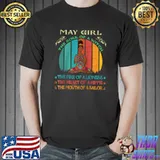 May Girl Birthday Gift For Black Girl Yoga Women T-shirt