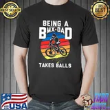 Mens Being a BMX dad takes balls Halfpipe Premium T-Shirt Unisex