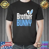 Mens Easter Brother Bunny Costume Family Matching T-Shirt