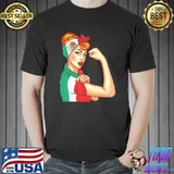 Mexican Girl Unbreakable Heritage Mexico Flag T-Shirt