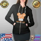 Mickey hope for a cure multiple sclerdsis awareness Full Zip Hooded