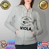 Musician Viola Player Violist Music Orchestra T- Full Zip Hooded