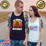My Favorite Holiday Grounghog Funny Animal Love T- Tank Top