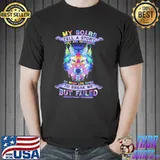 My Scars Tell A Story They Are Reminders Of When Life Tried To Break Me But Failed Fibrmyagia Awareness Wolf Shirt
