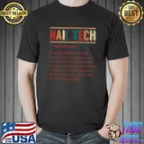 Nail Tech Definition Retro Nail Tech T-shirt