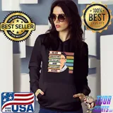 Never underestimate an old lady who reads many books vintage Hoodie