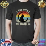 Nice I Do What I Want Cat T-Shirt Unisex