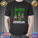 Nurses Love Shenanigans Funny Gnomes Nurse St Patricks Day T-shirt