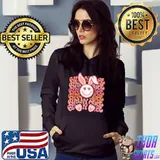 Official Kids Easter Shirt Bunny Babe Funny Bunny Smile Face Easter T-Shirt Hoodie