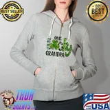 One Lucky Grandpa Shirts Shamrock St Patrick's Day T- Full Zip Hooded
