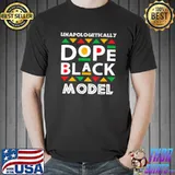 Original Unapologetically dope black Model African American Afro Premium T-Shirt Unisex