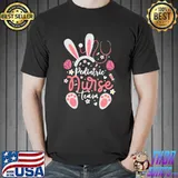 Pediatric Nurse Team Easter Day Bunny Ears Pediatric Nurse T-shirt