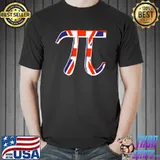 Pi Day Shirt Union Jack UK British Pi Shirt Math Nerd Pi Day T-shirt