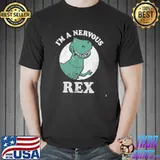 Pixar Toy Story Im A Nervous Rex Dinosaur Disney T-Shirt