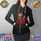 Popcorn And Horror Movies Halloween Quote T- Full Zip Hooded