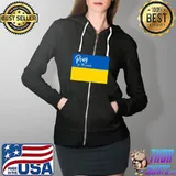 Pray for the people of Ukraine support Full Zip Hooded