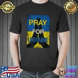 Pray for Ukraine distressed support and stand for Ukraine shirt