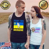 Pray For Ukraine Flag Free Ukraine T-Shirt Tank Top