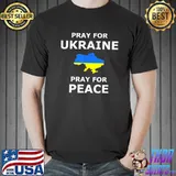 Pray for Ukraine peace Ukraine flag shirt