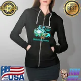 Premium Flower Gnome Survivor Addiction Recovery Awareness T-Shirt Full Zip Hooded