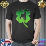 Premium Irish Shamrock Leaf Brussels Griffon Dog St. Patrick's Day T- Unisex