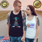 Premium Single or Taken UFO Alien Abduction Vintage T-shirt