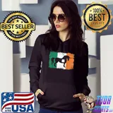 Premium Unicorn St. Patrick's Day Irish Flag Ireland Saint Paddys T-Shirt Hoodie