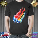 Preston snow cone flame shirt