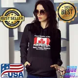 Proud member of the small fringe minority with unacceptable views canada flag shirt