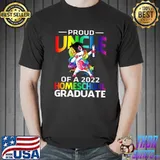 Proud Uncle Of A 2022 Homeschool Graduate Unicorn Premium T-Shirt