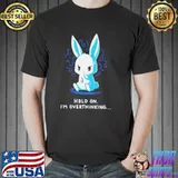 Rabbit hold on I'm overthinking shirt