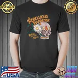 Rebellious Gardener Skull Cute Design for Gardening T-shirt