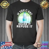 Recycled Water Bottle Plastic Free Environmental Activism T-Shirt Unisex