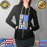 Remember everyone deployed American flag Full Zip Hooded