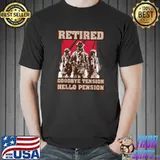 Retired Fireman Retirement Plan Funny Firefighter T-Shirt Unisex