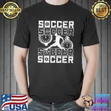 Retro Soccer Funny Player Coach Sports Graphic Premium T-Shirt