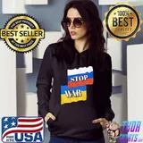 Russia Ukraine Stop War I Stand with Ukraine T Hoodie