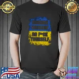 Russian warship go fuck yourself I stand with Ukraine ukrainian flag shirt