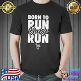 Saint peter's peacocks born to run baby run shirt
