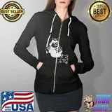 SamuraI cat and mouse Full Zip Hooded