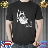SamuraI cat and mouse shirt