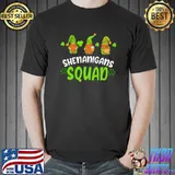 Shenanigans Squad St Patricks Day Gnomes Green Proud T-shirt