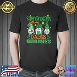 Shenanigans With My Dialysis Gnomies St Patricks Day Nurse T-Shirt