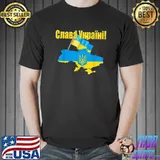 Slava Ukraine Flag and Colors Glory to Ukraine T-Shirt Unisex