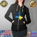 Slava Ukraini Solidarity T- Full Zip Hooded