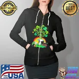 Snoopy and charlie rainbow st patrick's day Full Zip Hooded